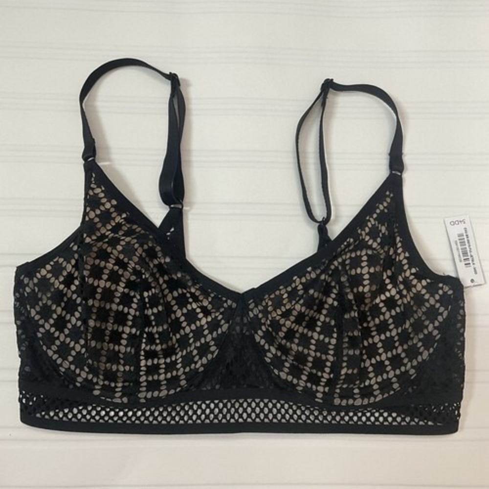 NWT Adore Me Back Closure SemiSheer Underwire Full Coverage Bra Women 34DD China